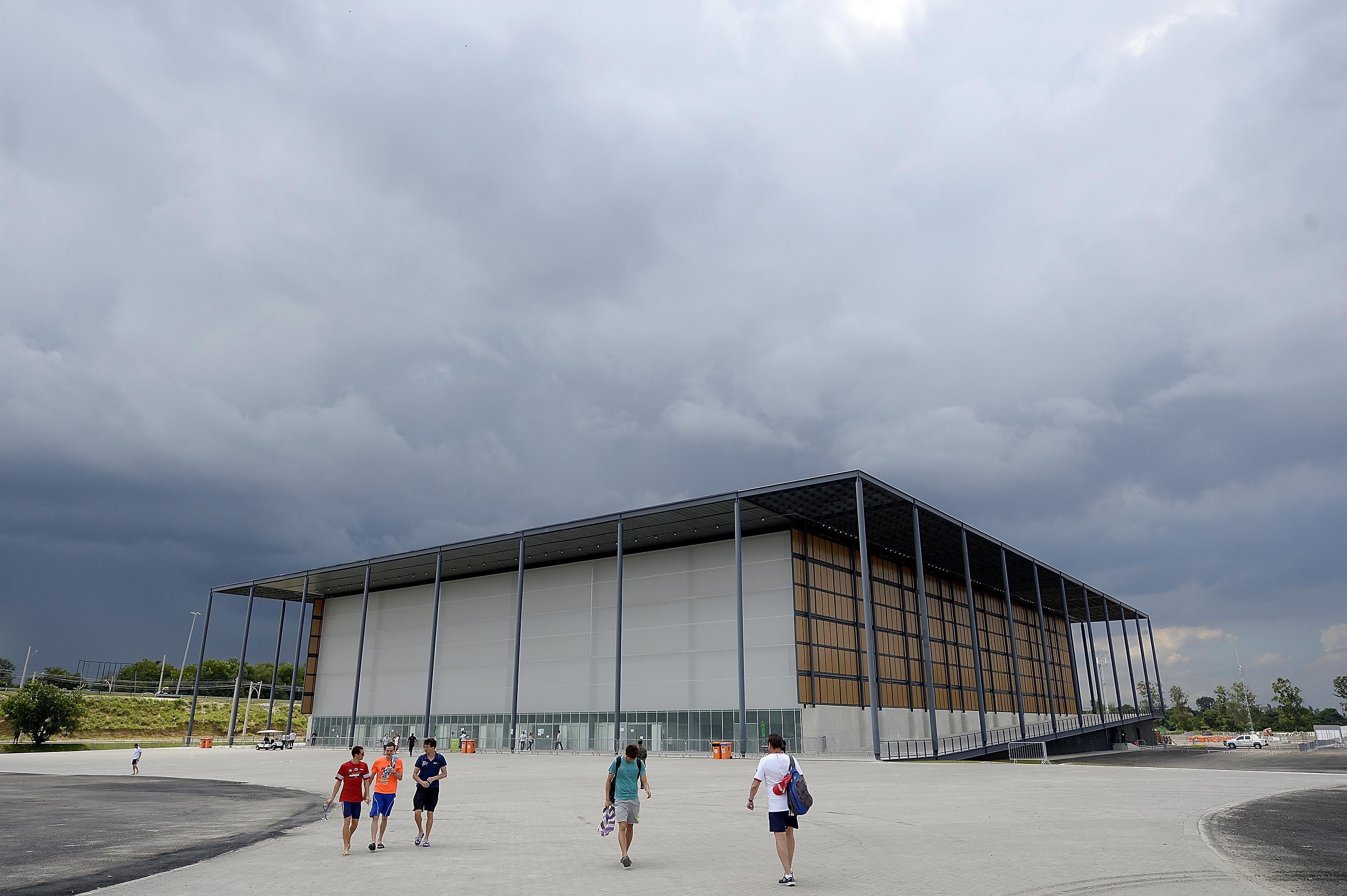 A Arena da Juventude, também chamada de Arena de Deodoro, é uma instalação nova, localizada no coração da Região Deodoro, a menos de 300 metros da estação ferroviária da Vila Militar / Foto: Alexandre Loureiro/Getty Images